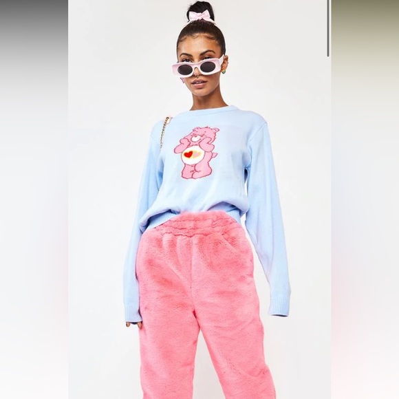 Care Bears Sweaters - NWT Skinny Dip X Care Bears Love A Lot Bear Crop Sweater